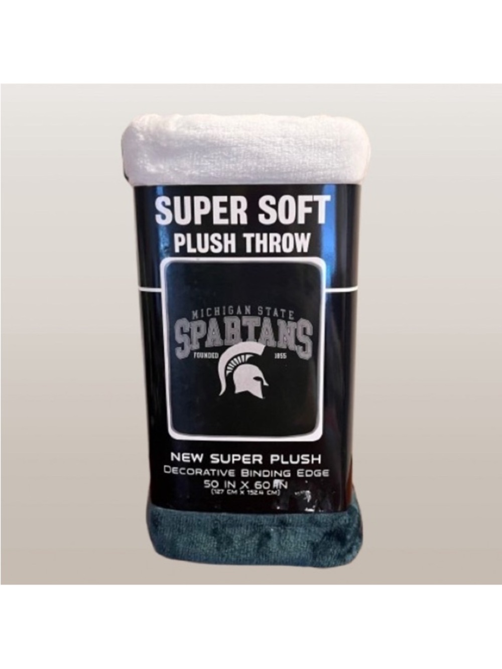 🆕-Michigan State Spartans Super Soft Plush Throw Blanket